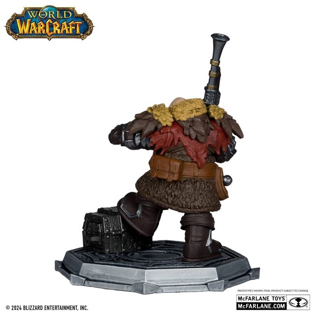 Word of Warcraft PVC Statue 2-Pack 1/12 Dwarf Hunter: Beast Master & Pandaren: Monk (Gold Label) 15cm
