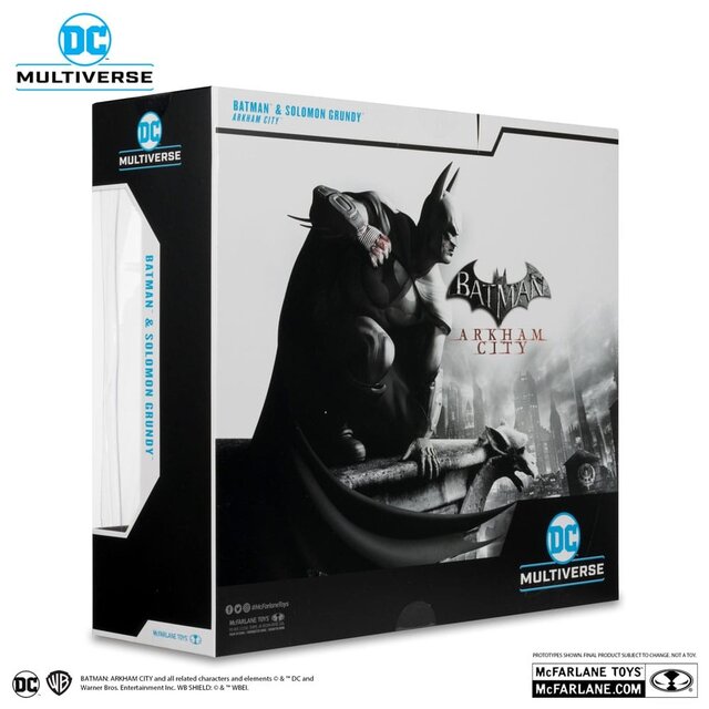 DC Multiverse Action Figure 2-Pack Arham City Batman & Solomon Grundy (Gold Label) 18cm