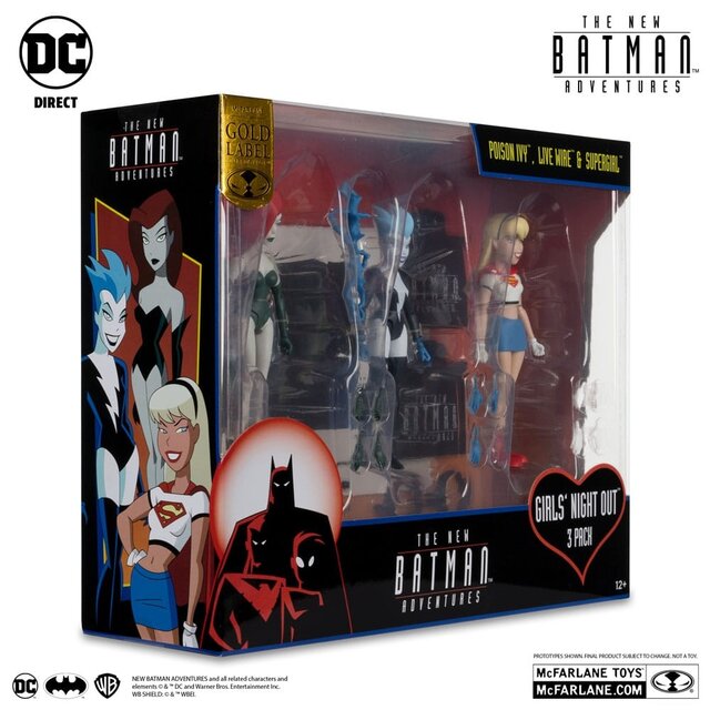 The New Batman Adventures DC Direct Action Figure 3-Pack Girls Night Out (Gold Label) 15cm