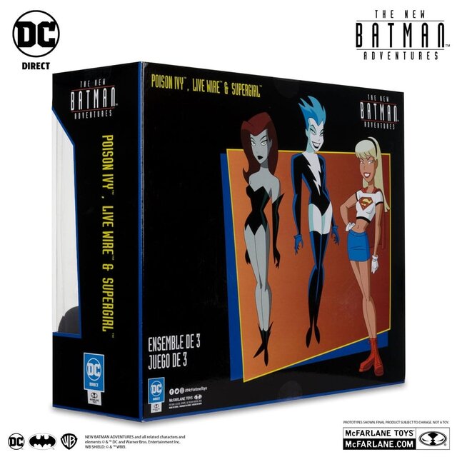 The New Batman Adventures DC Direct Action Figure 3-Pack Girls Night Out (Gold Label) 15cm