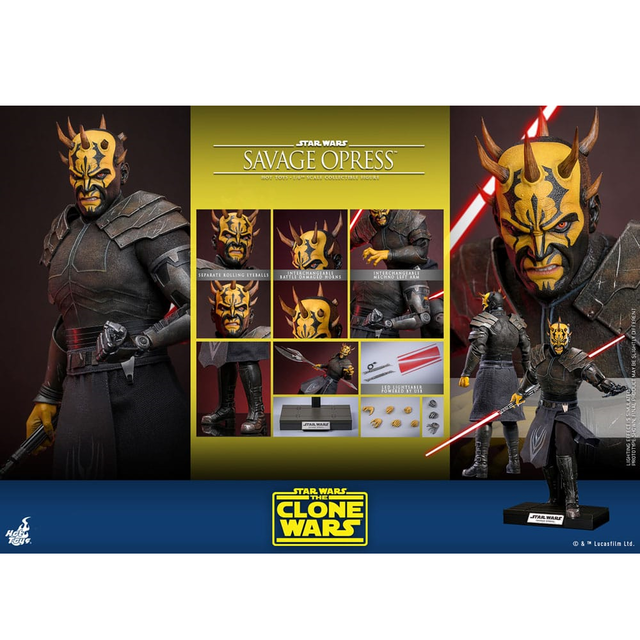 Star Wars: The Clone Wars Action Figure 1/6 Savage Opress 34cm