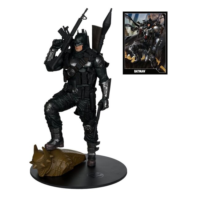 DC Direct PVC Statue The Grim Knight (Dark Multiverse) (Gold Label) 30cm
