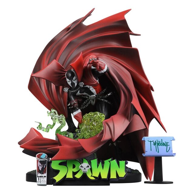Spawn Statue 1/10 Spawn #1 (Black White & Red All Over) 24cm