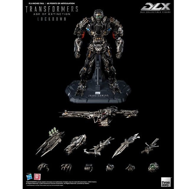Transformers: Age of Extinction DLX Action Figure 1/6 Lockdown 24cm
