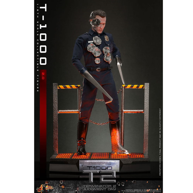 Terminator 2 Movie Masterpiece Action Figure 1/6 T-1000 (2.0) 31cm