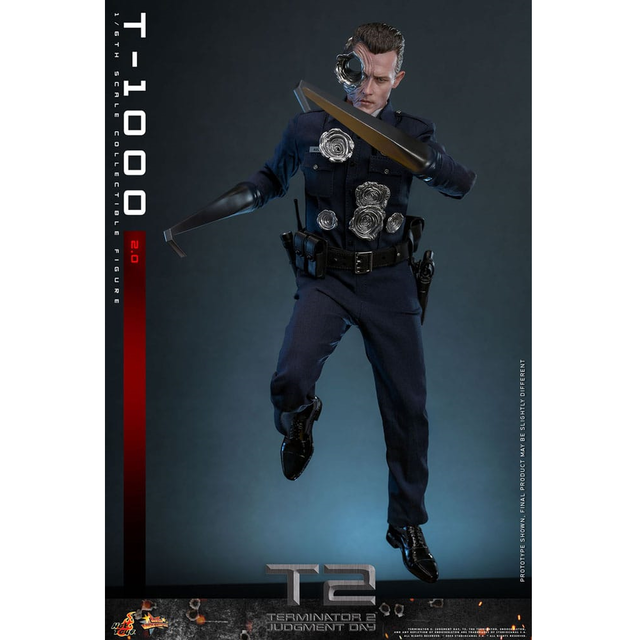 Terminator 2 Movie Masterpiece Action Figure 1/6 T-1000 (2.0) 31cm