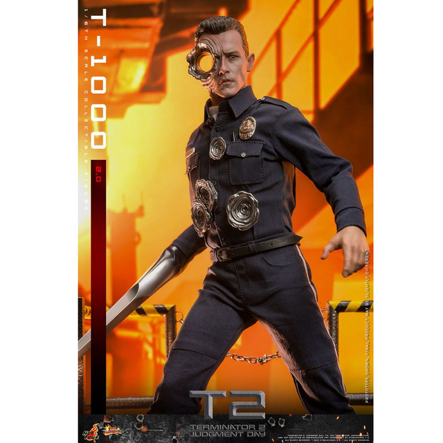 Terminator 2 Movie Masterpiece Action Figure 1/6 T-1000 (2.0) 31cm