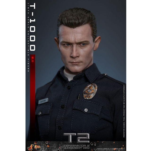 Terminator 2 Movie Masterpiece Action Figure 1/6 T-1000 (2.0) 31cm