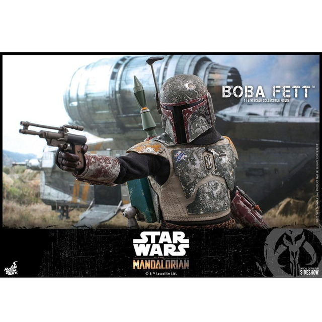 Star Wars The Mandalorian Action Figure 1/6 Boba Fett 30cm