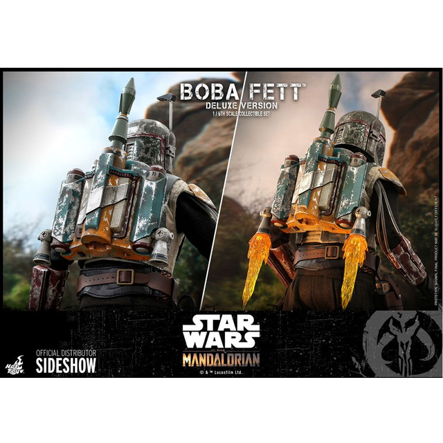 Star Wars The Mandalorian Action Figure 2-Pack 1/6 Boba Fett Deluxe 30cm Star Wars The Mandalorian Action Figure 2-Pack 1/6 Boba Fett Deluxe 30cm