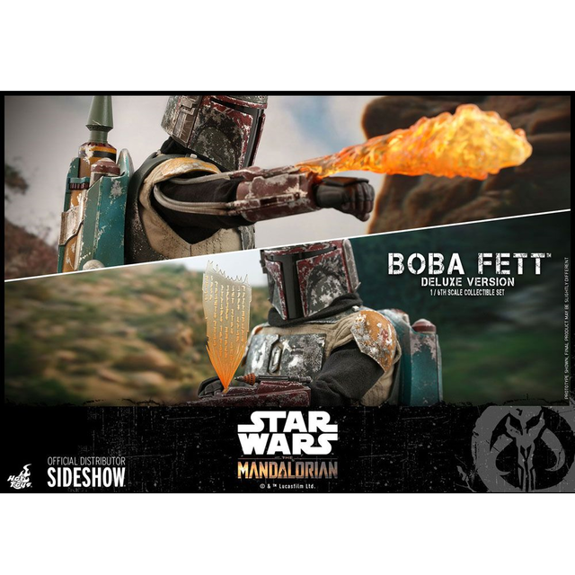 Star Wars The Mandalorian Action Figure 2-Pack 1/6 Boba Fett Deluxe 30cm Star Wars The Mandalorian Action Figure 2-Pack 1/6 Boba Fett Deluxe 30cm