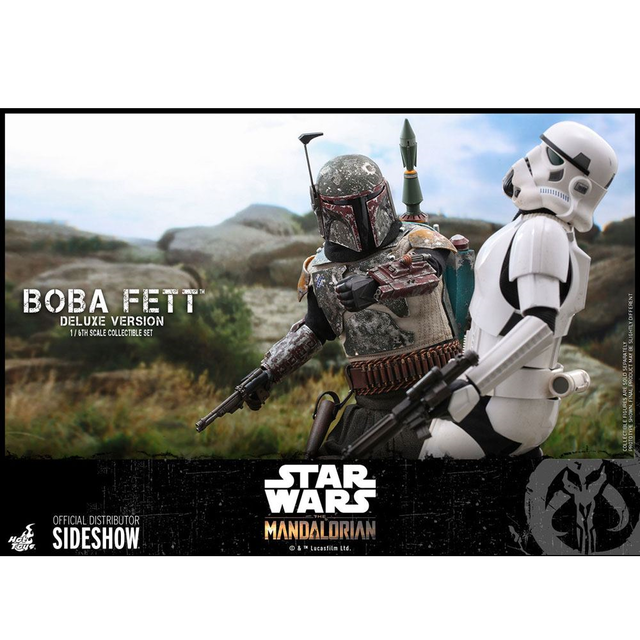 Star Wars The Mandalorian Action Figure 2-Pack 1/6 Boba Fett Deluxe 30cm Star Wars The Mandalorian Action Figure 2-Pack 1/6 Boba Fett Deluxe 30cm