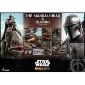 Star Wars Action Figure 2-Pack 1/6 the Mandalorian & Blurrg 37cm