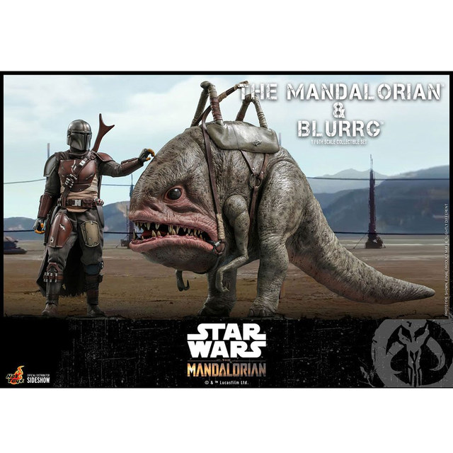 Star Wars Action Figure 2-Pack 1/6 the Mandalorian & Blurrg 37cm