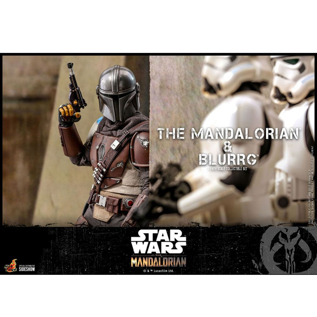 Star Wars Action Figure 2-Pack 1/6 the Mandalorian & Blurrg 37cm