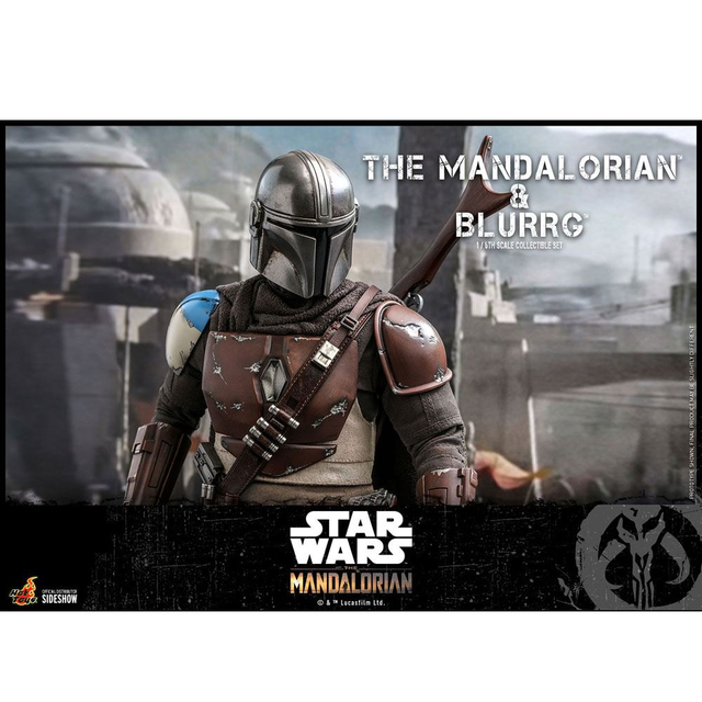 Star Wars Action Figure 2-Pack 1/6 the Mandalorian & Blurrg 37cm