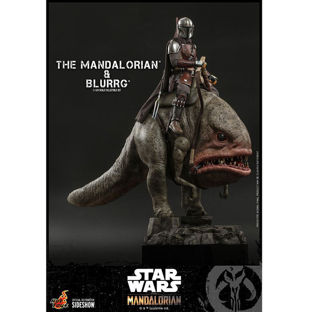 Star Wars Action Figure 2-Pack 1/6 the Mandalorian & Blurrg 37cm
