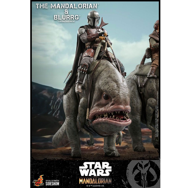 Star Wars Action Figure 2-Pack 1/6 the Mandalorian & Blurrg 37cm