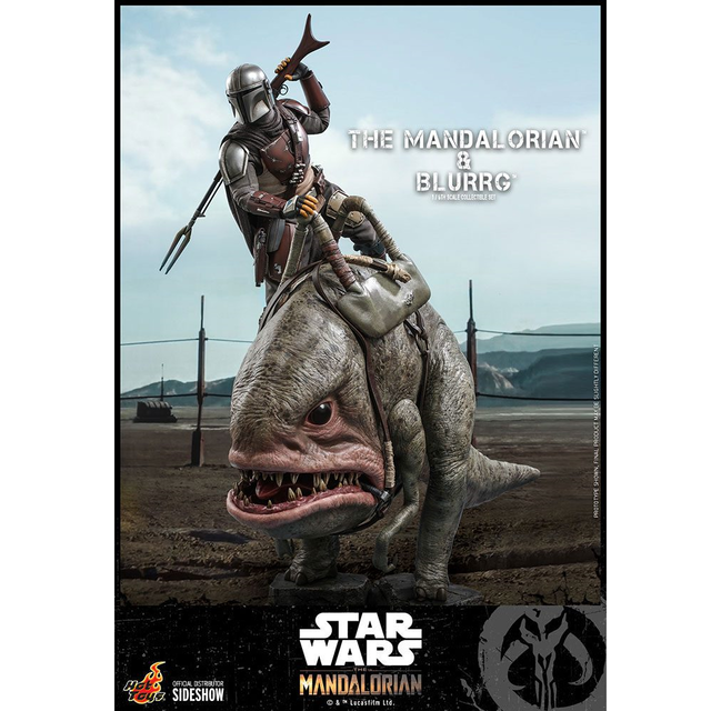 Star Wars Action Figure 2-Pack 1/6 the Mandalorian & Blurrg 37cm