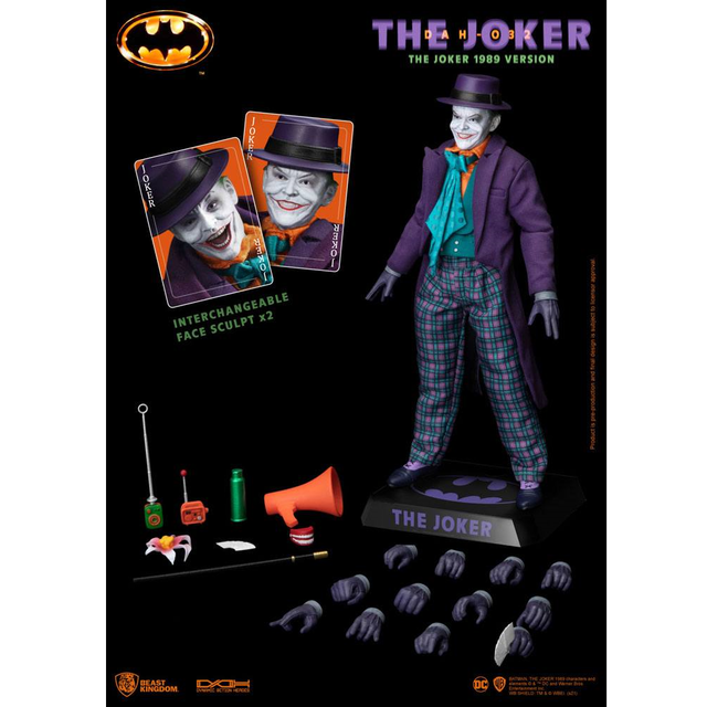 Batman 1989 Dynamic 8ction Heroes Action Figure 1/9 The Joker 21cm