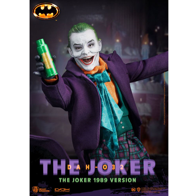 Batman 1989 Dynamic 8ction Heroes Action Figure 1/9 The Joker 21cm