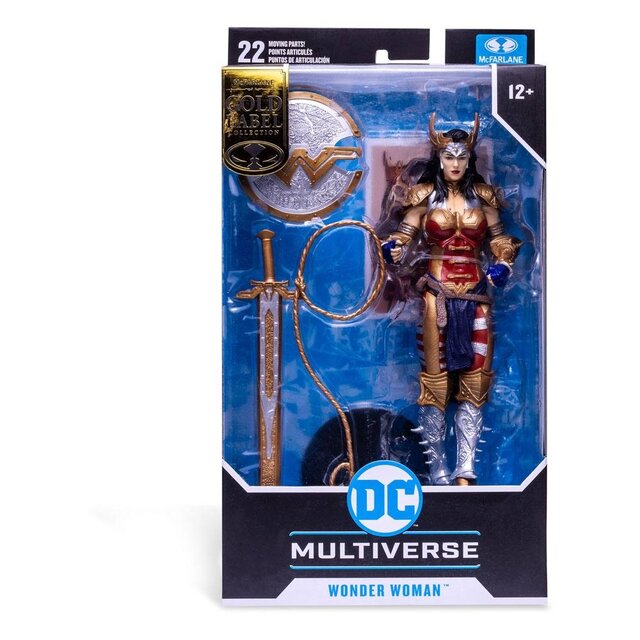 DC Multiverse Action Figure Wonder Woman Designed by Todd McFarlane (Gold Label) 18cm