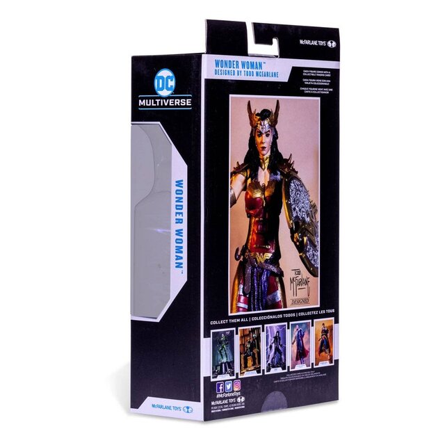 DC Multiverse Action Figure Wonder Woman Designed by Todd McFarlane (Gold Label) 18cm