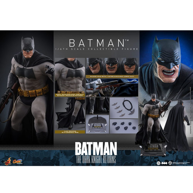 Batman: The Dark Knight Returns Comic Masterpiece Action Figure 1/6 Batman 32cm
