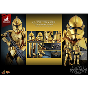 Star Wars Action Figure 1/6 Clone Trooper (Gold Chrome Version) Exclusive 30cm