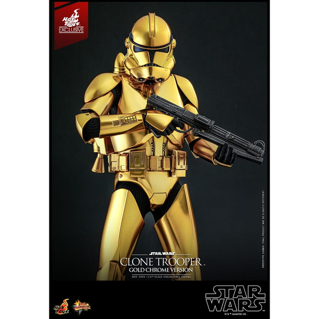 Star Wars Action Figure 1/6 Clone Trooper (Gold Chrome Version) Exclusive 30cm