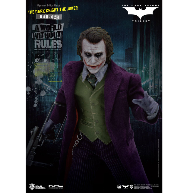 Batman The Dark Knight Dynamic 8ction Heroes Action Figure 1/9 The Joker 21cm Batman The Dark Knight Dynamic 8ction Heroes Action Figure 1/9 The Joker 21cm
