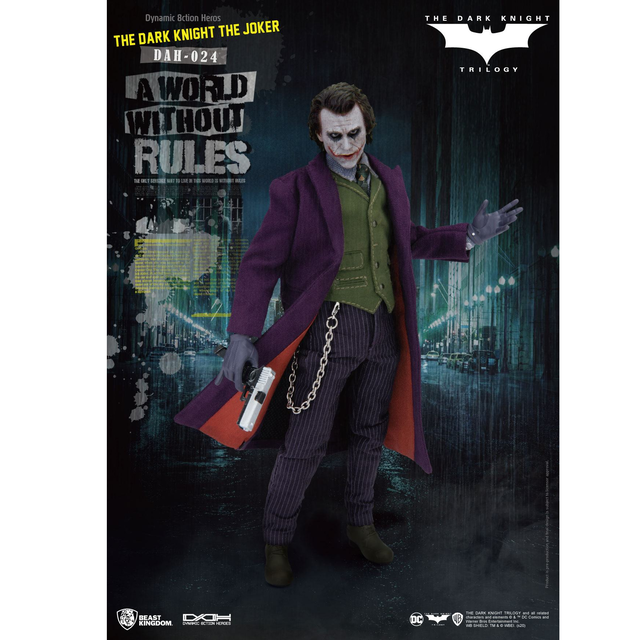 Batman The Dark Knight Dynamic 8ction Heroes Action Figure 1/9 The Joker 21cm Batman The Dark Knight Dynamic 8ction Heroes Action Figure 1/9 The Joker 21cm