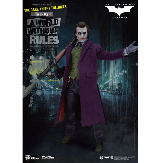 Batman The Dark Knight Dynamic 8ction Heroes Action Figure 1/9 The Joker 21cm Batman The Dark Knight Dynamic 8ction Heroes Action Figure 1/9 The Joker 21cm
