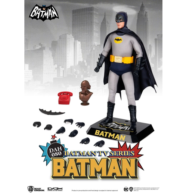 DC Comics Dynamic 8ction Heroes Action Figure 1/9 Batman TV Series Batman 24cm