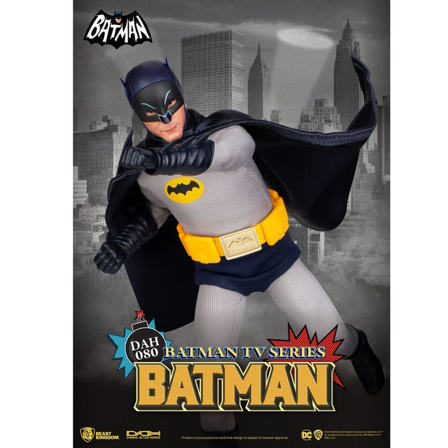 DC Comics Dynamic 8ction Heroes Action Figure 1/9 Batman TV Series Batman 24cm