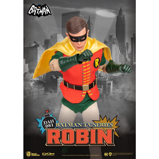 DC Comics Dynamic 8ction Heroes Action Figure 1/9 Batman TV Series Robin 24cm DC Comics Dynamic 8ction Heroes Action Figure 1/9 Batman TV Series Robin 24cm