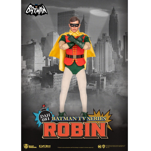 DC Comics Dynamic 8ction Heroes Action Figure 1/9 Batman TV Series Robin 24cm DC Comics Dynamic 8ction Heroes Action Figure 1/9 Batman TV Series Robin 24cm