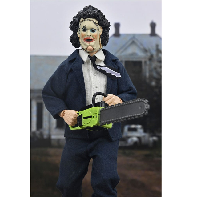 Texas Chainsaw Massacre Clothed Action Figure Leatherface (Pretty Woman Mask) 50th Anniversary 20cm