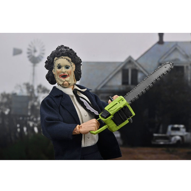 Texas Chainsaw Massacre Clothed Action Figure Leatherface (Pretty Woman Mask) 50th Anniversary 20cm