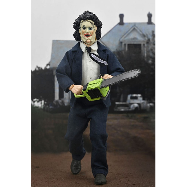 Texas Chainsaw Massacre Clothed Action Figure Leatherface (Pretty Woman Mask) 50th Anniversary 20cm
