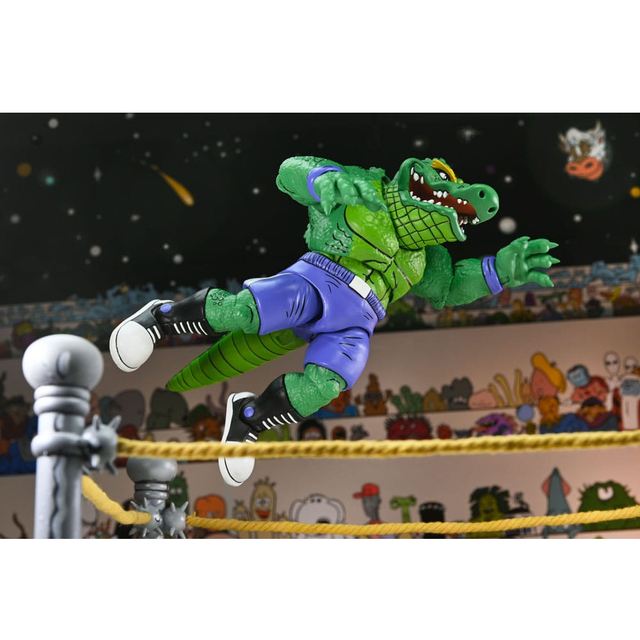 Teenage Mutant Ninja Turtles (Archie Comics) Action Figure Stump Wrestling Leatherhead 18cm
