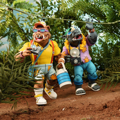 Teenage Mutant Ninja Turtles (Cartoon 1980) Action Figure 2 Pack Vacation Bebop and Rocksteady 18cm