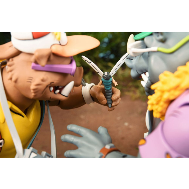 Teenage Mutant Ninja Turtles (Cartoon 1980) Action Figure 2 Pack Vacation Bebop and Rocksteady 18cm