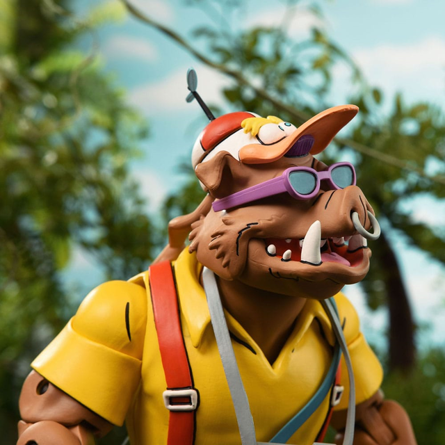 Teenage Mutant Ninja Turtles (Cartoon 1980) Action Figure 2 Pack Vacation Bebop and Rocksteady 18cm