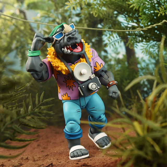 Teenage Mutant Ninja Turtles (Cartoon 1980) Action Figure 2 Pack Vacation Bebop and Rocksteady 18cm