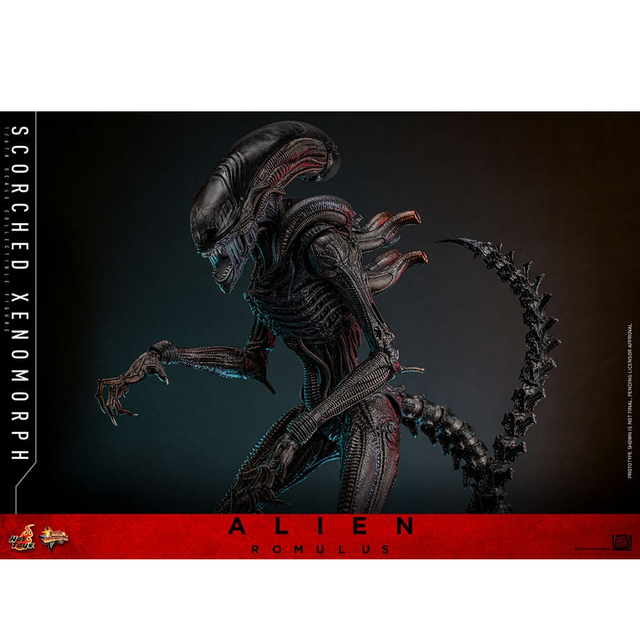 Alien: Romulus Movie Masterpiece Action Figure 1/6 Scorched Xenomorph 44cm
