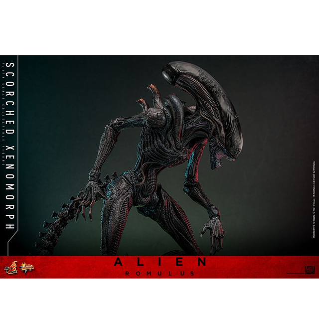 Alien: Romulus Movie Masterpiece Action Figure 1/6 Scorched Xenomorph 44cm