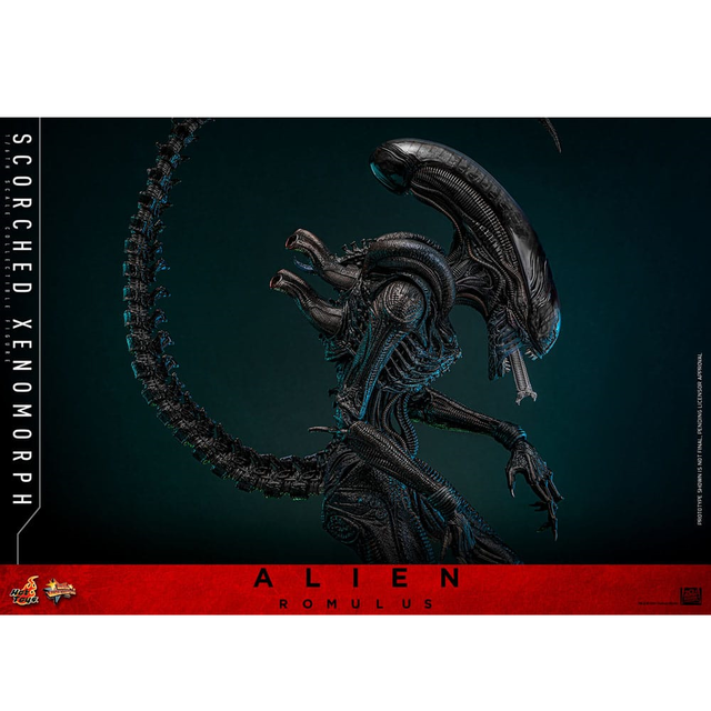 Alien: Romulus Movie Masterpiece Action Figure 1/6 Scorched Xenomorph 44cm
