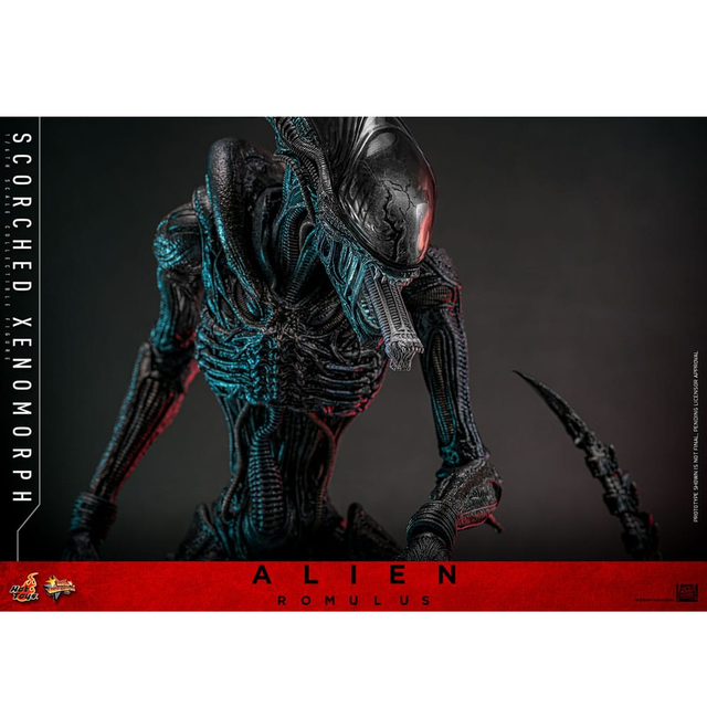 Alien: Romulus Movie Masterpiece Action Figure 1/6 Scorched Xenomorph 44cm