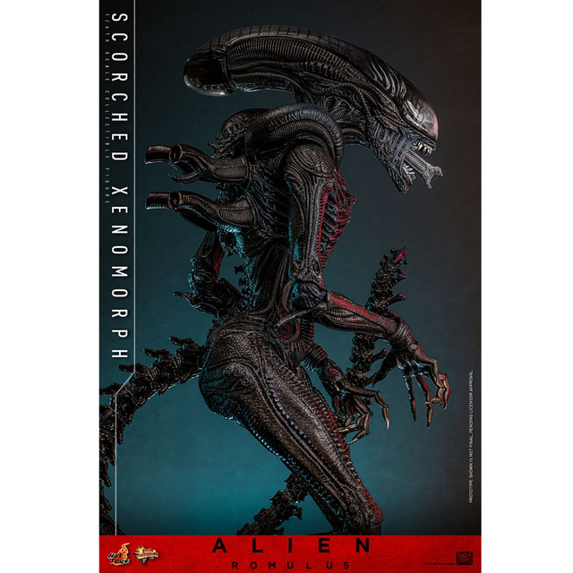 Alien: Romulus Movie Masterpiece Action Figure 1/6 Scorched Xenomorph 44cm